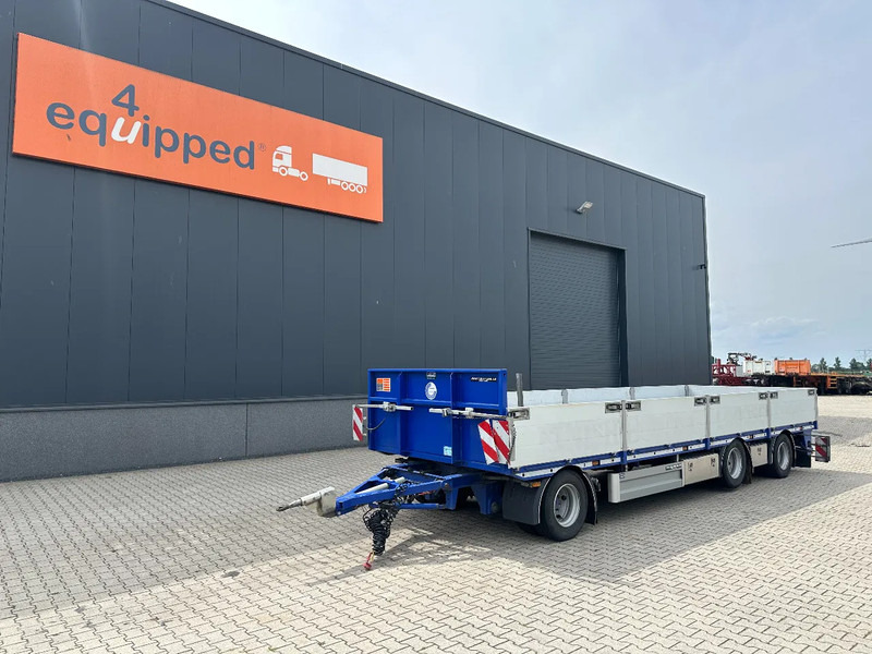 Floor zeer mooie AXD.330 3-assige aanhanger met alu zijborden, rongpotten, liftas, geschoopeerd, NL-aanhanger - Remolque plataforma/ Caja abierta: foto 1 Floor zeer mooie AXD.330 3-assige aanhanger met alu zijborden, rongpotten, liftas, geschoopeerd, NL-aanhanger - Remolque plataforma/ Caja abierta: foto 1