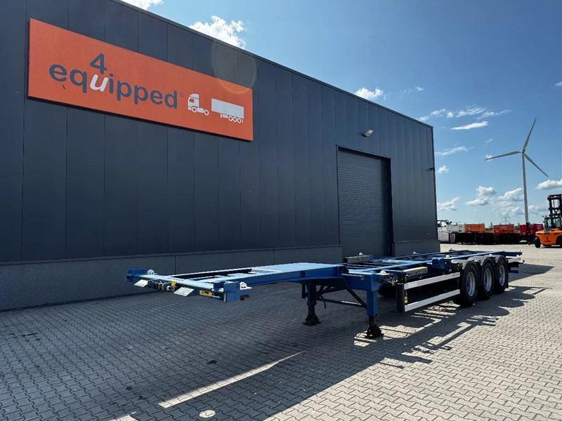 Groenewegen 40FT HC-chassis, BPW+Trommel, Liftachse, NL-Chassis - Semirremolque portacontenedore/ Intercambiable: foto 1 Groenewegen 40FT HC-chassis, BPW+Trommel, Liftachse, NL-Chassis - Semirremolque portacontenedore/ Intercambiable: foto 1