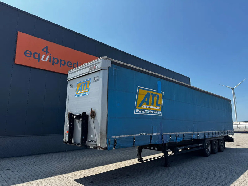 Kögel SAF INTRADISC, internal height: 2.80m, NL-Trailer, 2x available - Semirremolque lona: foto 1 Kögel SAF INTRADISC, internal height: 2.80m, NL-Trailer, 2x available - Semirremolque lona: foto 1