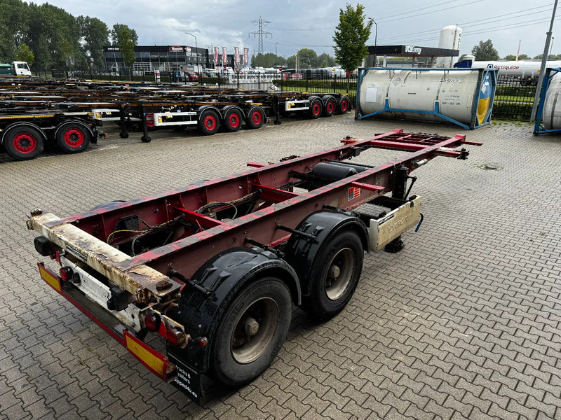 Krone 2-axle 20FT chassis, BPW + drumbrakes, airsuspension, empty weight: 3.180kg, 2x available - Semirremolque portacontenedore/ Intercambiable: foto 3 Krone 2-axle 20FT chassis, BPW + drumbrakes, airsuspension, empty weight: 3.180kg, 2x available - Semirremolque portacontenedore/ Intercambiable: foto 3