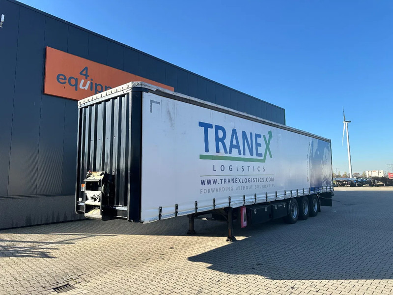 Krone BPW + Trommelbremsen / Innenhöhe 2.75m / Rungtasschen / NL-Auflieger - Semirremolque lona: foto 1 Krone BPW + Trommelbremsen / Innenhöhe 2.75m / Rungtasschen / NL-Auflieger - Semirremolque lona: foto 1