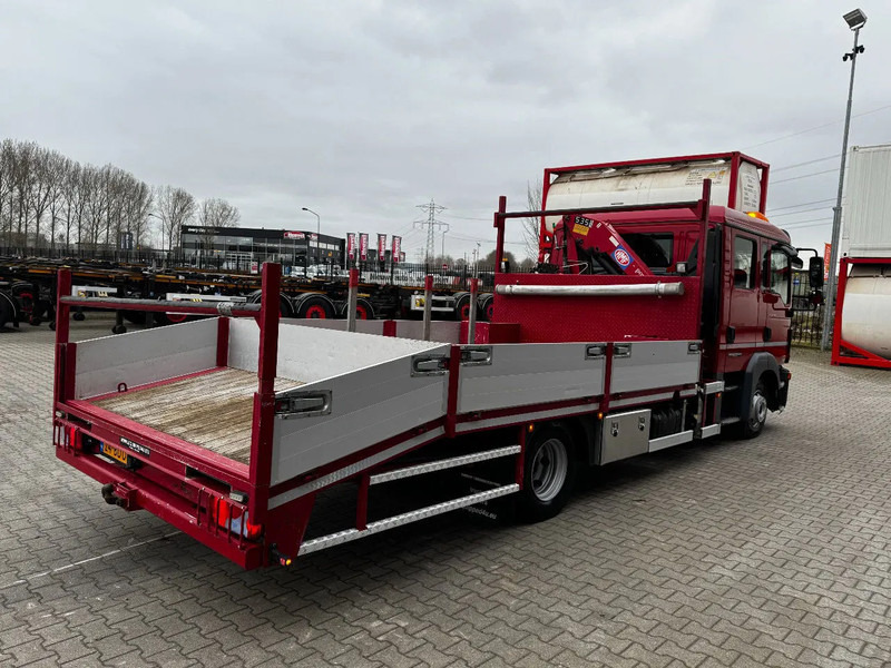 Camión portavehículos, Camión grúa MAN TGL 8.180 crew cab (DOKA), HMF535 K3 crane, 283 running hours only, 211.164 KM, ramps, EURO-6, TOP,-condition: foto 11