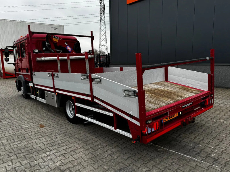 Camión portavehículos, Camión grúa MAN TGL 8.180 crew cab (DOKA), HMF535 K3 crane, 283 running hours only, 211.164 KM, ramps, EURO-6, TOP,-condition: foto 10