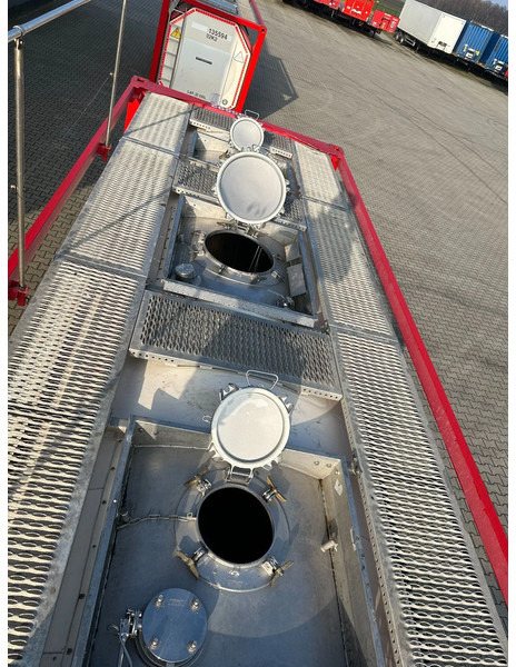Tanque de almacenamiento para transporte de combustible SINGAMAS 20FT ISO, 26.000L/1-COMP/3 BAFFELS/3 manholes, 5Y: 08-2027, L4BN, T11: foto 15