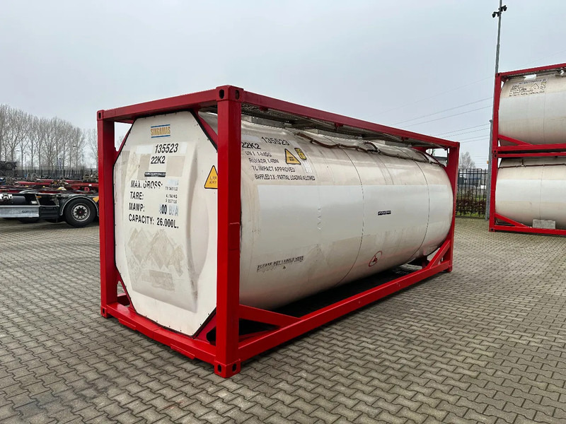 SINGAMAS 20FT ISO, 26.000L/1-COMP/3 BAFFELS/3 manholes, 5Y inspection: 06/2027 - Tanque de almacenamiento: foto 4 SINGAMAS 20FT ISO, 26.000L/1-COMP/3 BAFFELS/3 manholes, 5Y inspection: 06/2027 - Tanque de almacenamiento: foto 4