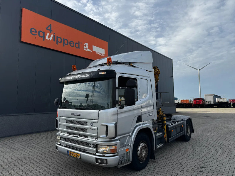 Scania P114-340 + HIAB 19-5 crane + remote / Euro-3 / 3 pedals / NL-truck / APK: 012-2025 - Camión grúa: foto 4 Scania P114-340 + HIAB 19-5 crane + remote / Euro-3 / 3 pedals / NL-truck / APK: 012-2025 - Camión grúa: foto 4
