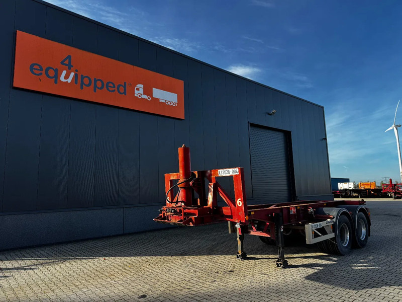 Van Hool 2 AXLE 20FT TIPPING-CHASSIS, TWIN-TIRES, BPW + DRUM, ALCOA - Semirremolque portacontenedore/ Intercambiable: foto 1 Van Hool 2 AXLE 20FT TIPPING-CHASSIS, TWIN-TIRES, BPW + DRUM, ALCOA - Semirremolque portacontenedore/ Intercambiable: foto 1