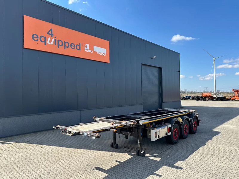 Van Hool 20FT, 66° Tipping-chassis, ADR (EX/II, EX/III, FL, OX, AT), SAF, 2 liftaxles, 380V - Semirremolque portacontenedore/ Intercambiable: foto 2 Van Hool 20FT, 66° Tipping-chassis, ADR (EX/II, EX/III, FL, OX, AT), SAF, 2 liftaxles, 380V - Semirremolque portacontenedore/ Intercambiable: foto 2