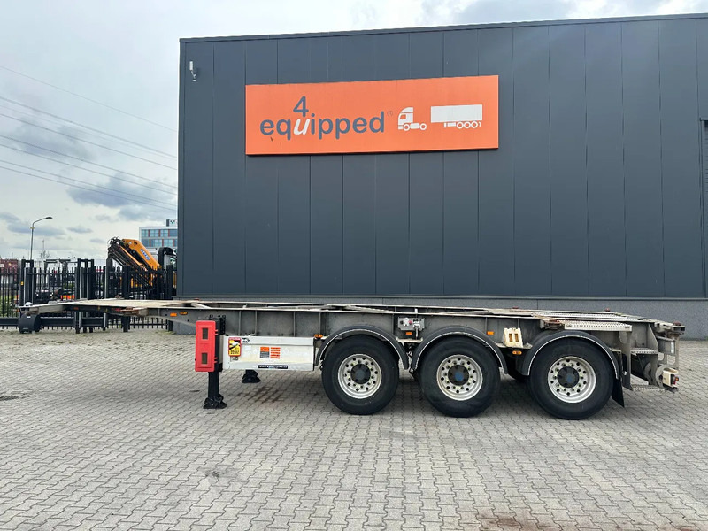 Van Hool 20FT ADR (EX/II, EX/III, FL, AT), BPW + drumbrakes, 2 liftaxles, galvanized, ALCOA, NL-Chassis - Semirremolque portacontenedore/ Intercambiable: foto 2 Van Hool 20FT ADR (EX/II, EX/III, FL, AT), BPW + drumbrakes, 2 liftaxles, galvanized, ALCOA, NL-Chassis - Semirremolque portacontenedore/ Intercambiable: foto 2