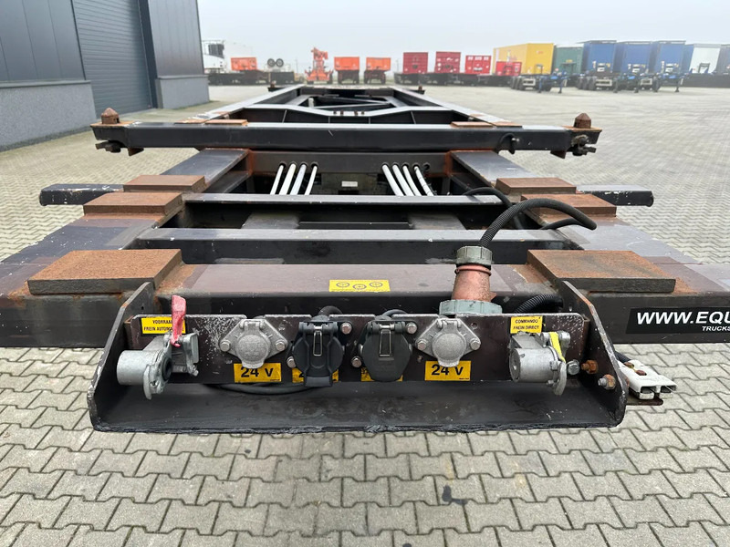 Semirremolque portacontenedore/ Intercambiable Van Hool 20FT Tipping-chassis, ADR (EX/II, EX/III, FL, AT), SAF, 2 liftaxles: foto 14