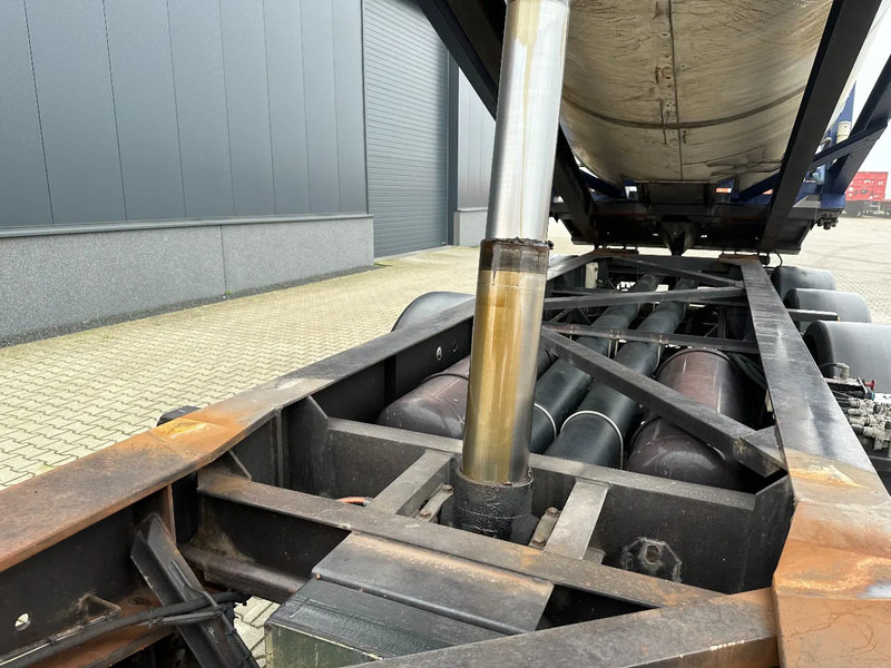 Semirremolque portacontenedore/ Intercambiable Van Hool 20FT Tipping-chassis, ADR (EX/II, EX/III, FL, AT), SAF, 2 liftaxles: foto 6