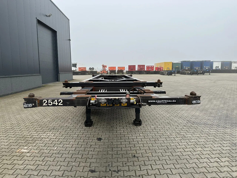 Semirremolque portacontenedore/ Intercambiable Van Hool 20FT Tipping-chassis, ADR (EX/II, EX/III, FL, AT), SAF, 2 liftaxles: foto 15