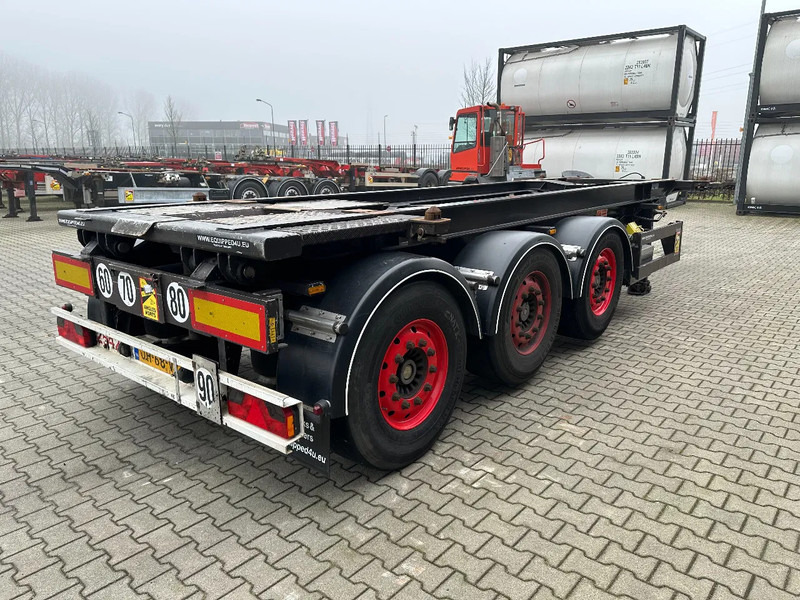 Semirremolque portacontenedore/ Intercambiable Van Hool 20FT Tipping-chassis, ADR (EX/II, EX/III, FL, AT), SAF, 2 liftaxles: foto 11