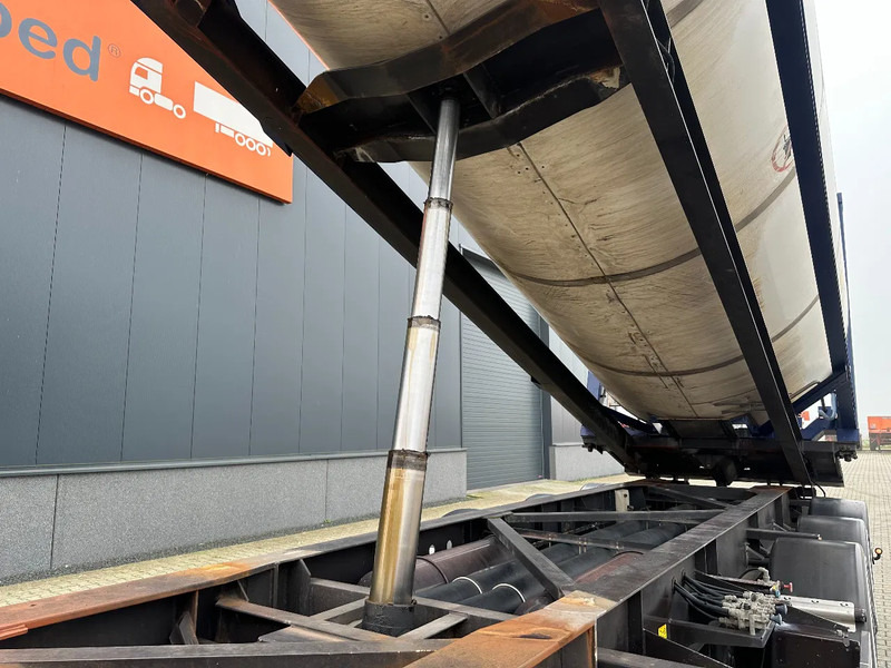 Semirremolque portacontenedore/ Intercambiable Van Hool 20FT Tipping-chassis, ADR (EX/II, EX/III, FL, AT), SAF, 2 liftaxles: foto 7