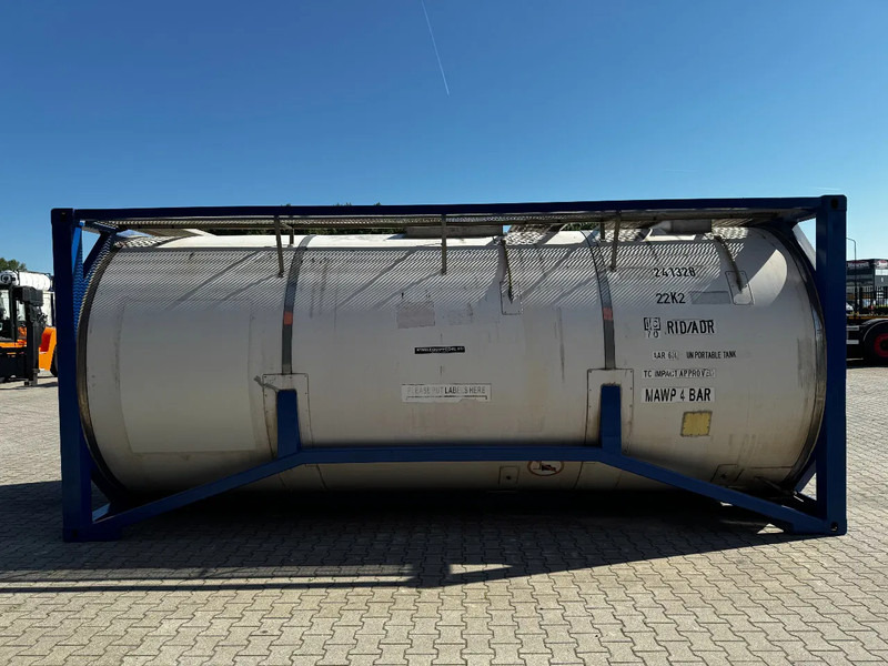Welfit Oddy 20FT ISO, 23.910L / 1-COMP. , T11, valid 5Y inspection till 10/2027 - Tanque de almacenamiento: foto 3 Welfit Oddy 20FT ISO, 23.910L / 1-COMP. , T11, valid 5Y inspection till 10/2027 - Tanque de almacenamiento: foto 3