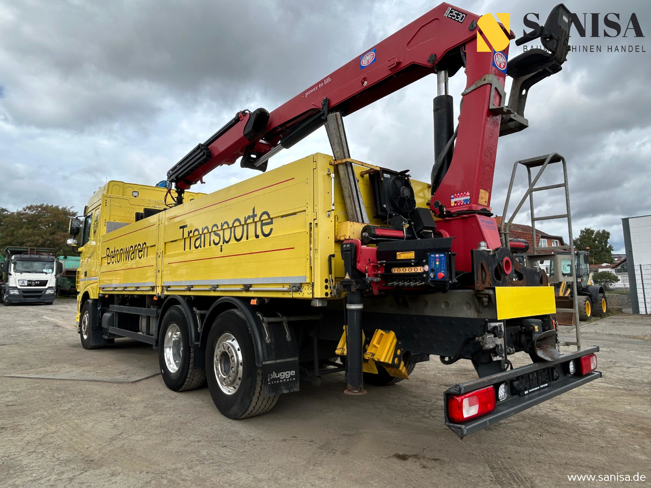 DAF XF 480/HMF 2530 L-CR Kran/Lenk/Lift/Baustoff - Camión caja abierta, Camión grúa: foto 4 DAF XF 480/HMF 2530 L-CR Kran/Lenk/Lift/Baustoff - Camión caja abierta, Camión grúa: foto 4