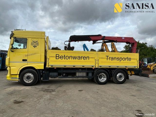 DAF XF 480/HMF 2530 L-CR Kran/Lenk/Lift/Baustoff - Camión caja abierta: foto 3 DAF XF 480/HMF 2530 L-CR Kran/Lenk/Lift/Baustoff - Camión caja abierta: foto 3