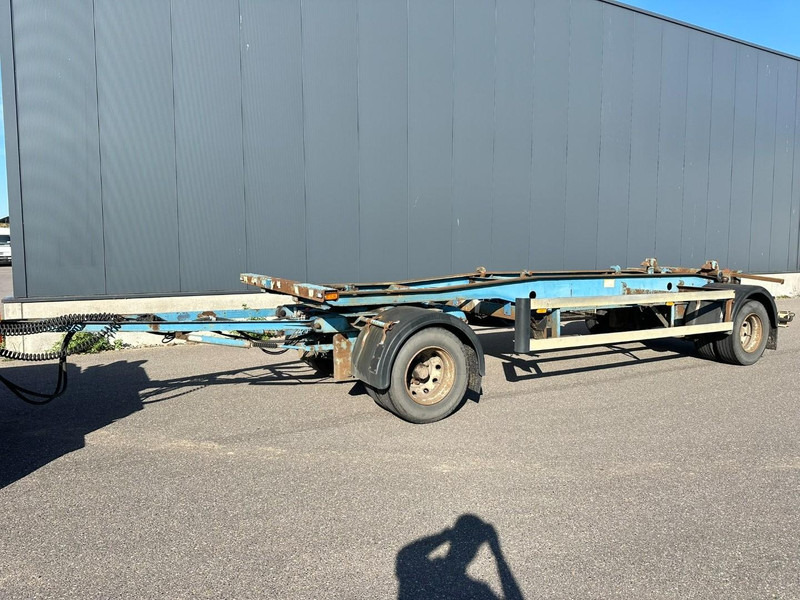 AJK AEEL/10-20 - 20T CONTAINERAANHANGER LUCHTVERING - DRUM BRAKES - AIR SUSP. - GIGANT ASSEN - 40mm - BELGISCHE PAPIEREN - Remolque portacontenedore/ Intercambiable: foto 1 AJK AEEL/10-20 - 20T CONTAINERAANHANGER LUCHTVERING - DRUM BRAKES - AIR SUSP. - GIGANT ASSEN - 40mm - BELGISCHE PAPIEREN - Remolque portacontenedore/ Intercambiable: foto 1