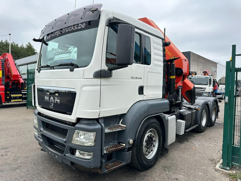 MAN TGS 26.440 6X4 SZM + (22m) KRAN PALFINGER PK62002 E 6x H + 1ME - RETARDER - EURO 5 - BE TRUCK - Cabeza tractora: foto 3 MAN TGS 26.440 6X4 SZM + (22m) KRAN PALFINGER PK62002 E 6x H + 1ME - RETARDER - EURO 5 - BE TRUCK - Cabeza tractora: foto 3