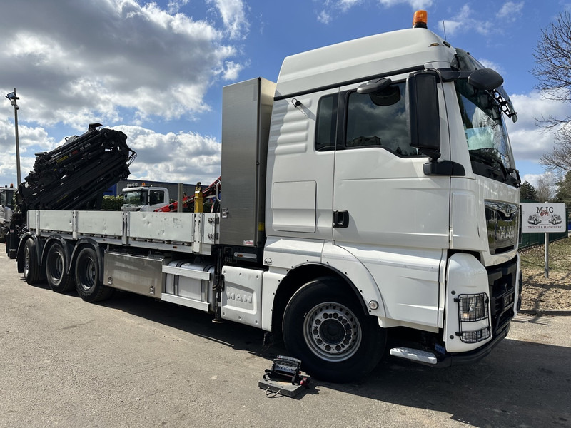 MAN TGX 35.420 8x4-4 TRIDEM + CRANE (26m!) HIAB X-HIPRO 408 E-5 + JIB 100X-5 - PLATFORM 6m40 - *306.245km* - BE TRUCK - Camión grúa: foto 3 MAN TGX 35.420 8x4-4 TRIDEM + CRANE (26m!) HIAB X-HIPRO 408 E-5 + JIB 100X-5 - PLATFORM 6m40 - *306.245km* - BE TRUCK - Camión grúa: foto 3