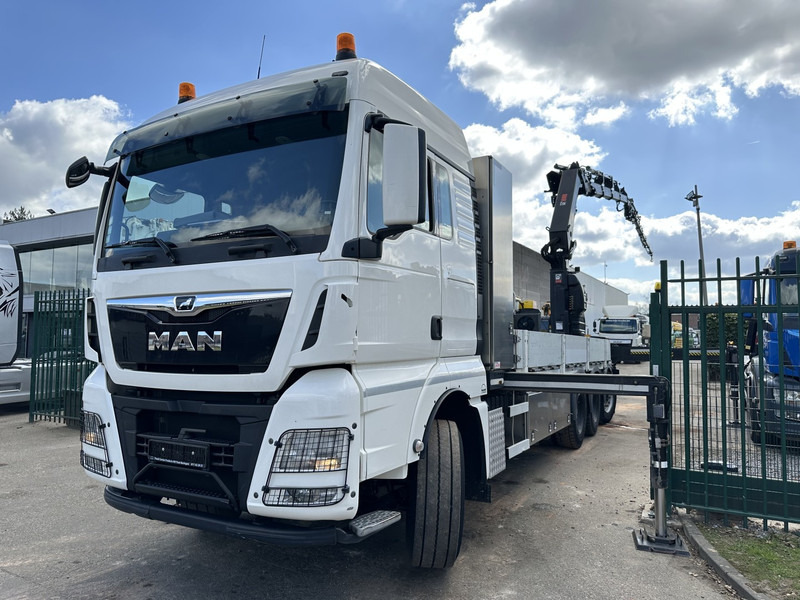 MAN TGX 35.420 8x4-4 TRIDEM PRTISCHE 6m40 + KRAN (26m!) HIAB X-HIPRO 408 E-5 + JIB 100X-5 - *306.245km* - BE TRUCK - Camión caja abierta, Camión grúa: foto 4 MAN TGX 35.420 8x4-4 TRIDEM PRTISCHE 6m40 + KRAN (26m!) HIAB X-HIPRO 408 E-5 + JIB 100X-5 - *306.245km* - BE TRUCK - Camión caja abierta, Camión grúa: foto 4
