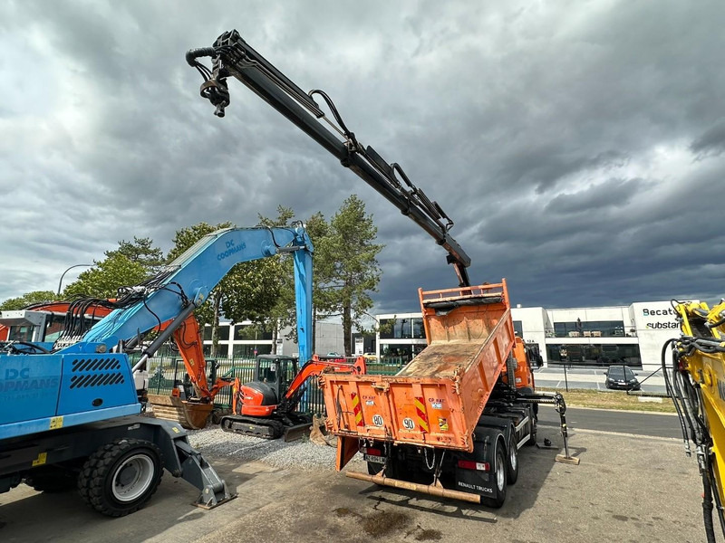 Renault KERAX 380 DXI 6x4 TIPPER + CRANE HIAB 144 B-3 - RADIO - *246.000km* - RETARDER - BORDMATIC - EURO 5 - Camión volquete, Camión grúa: foto 5 Renault KERAX 380 DXI 6x4 TIPPER + CRANE HIAB 144 B-3 - RADIO - *246.000km* - RETARDER - BORDMATIC - EURO 5 - Camión volquete, Camión grúa: foto 5