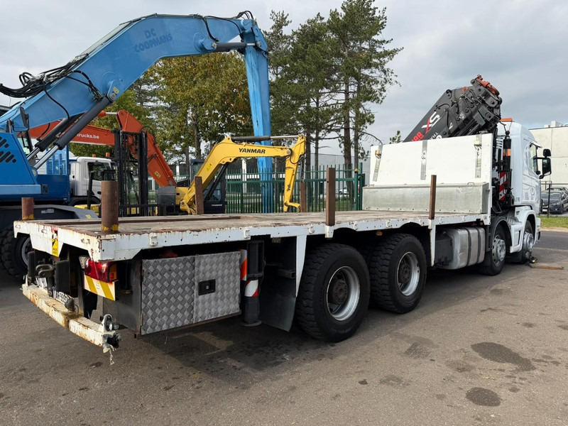 Scania 114C-380 8x4 + CRANE HIAB 700 E-5 - PLATFORM 6m80 + TWISTLOCKS - MANUAL - RETARDER - STEEL SPRING / BIG AXLE HUB REDUCTION - AP ACHSEN - Camión grúa: foto 4 Scania 114C-380 8x4 + CRANE HIAB 700 E-5 - PLATFORM 6m80 + TWISTLOCKS - MANUAL - RETARDER - STEEL SPRING / BIG AXLE HUB REDUCTION - AP ACHSEN - Camión grúa: foto 4
