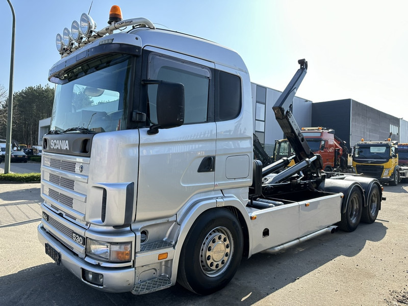 Scania 144G-530 V8 6x4 HOOKLIFT 20T MEILLER -VOL LUCHT - OPTI-CRUISE - CR19 SLAAPCABINE - Camión multibasculante: foto 3 Scania 144G-530 V8 6x4 HOOKLIFT 20T MEILLER -VOL LUCHT - OPTI-CRUISE - CR19 SLAAPCABINE - Camión multibasculante: foto 3