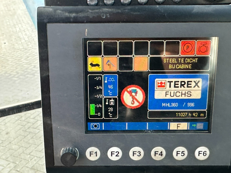 Manipulador de materiales Terex MHL 360 OVERSLAGKRAAN / MATERIAL HANDLER / UMSCHLAGBAGGER - TOP ZUSTAND: foto 7