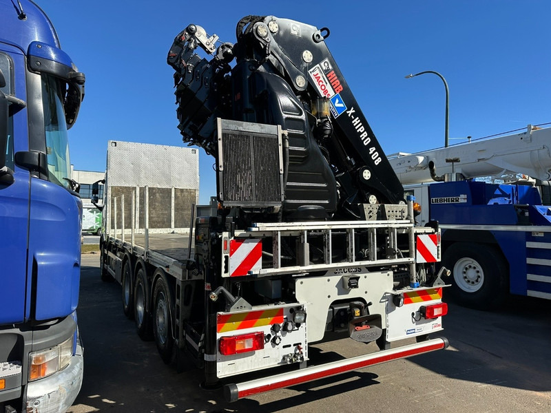 Camión caja abierta, Camión grúa Volvo FH 420 8x4 TRIDEM + KRAAN HIAB 408 E-8 HIPRO + WINCH - 63.000km ONLY - CREWCAB 4 SEATER - PLATFORM 7m - TOP CONDITION: foto 6