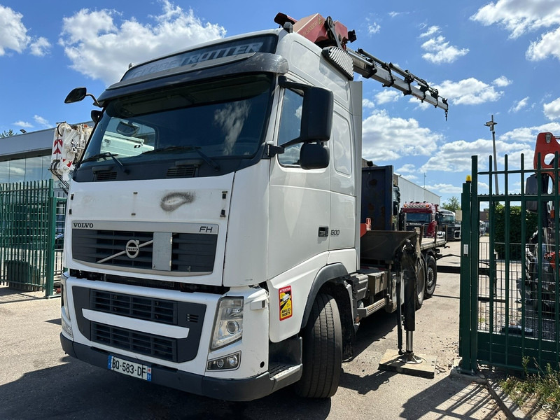 Volvo FH 500 6X2 + CRANE PALFINGER PK50002 E 6x - RETARDER - PLATFORM 6m20 - TWISTLOCKS 20' - 561.000km - EURO 5 - Camión grúa: foto 3 Volvo FH 500 6X2 + CRANE PALFINGER PK50002 E 6x - RETARDER - PLATFORM 6m20 - TWISTLOCKS 20' - 561.000km - EURO 5 - Camión grúa: foto 3