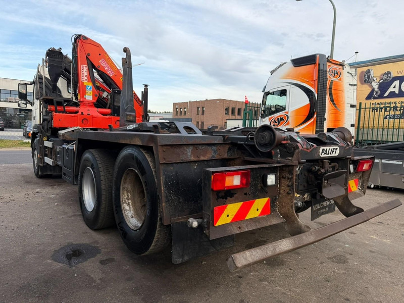 Camión multibasculante, Camión grúa Volvo FM 400 6x2 HOOKLIFT + CRANE PALFINGER PK 15500 B (2x) - 5/6 F - MANUAL - EURO 4 - BE TRUCK: foto 7