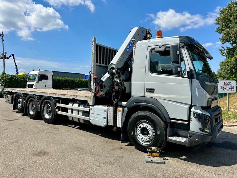Volvo FMX 330 8x4 TRIDEM + CRANE EFFER 265 / 6S - PLATFORM 7m50 - EURO 6 - RADIO - *473.000km* - TÜV 05/2026 - BE TRUCK - Camión grúa: foto 2 Volvo FMX 330 8x4 TRIDEM + CRANE EFFER 265 / 6S - PLATFORM 7m50 - EURO 6 - RADIO - *473.000km* - TÜV 05/2026 - BE TRUCK - Camión grúa: foto 2