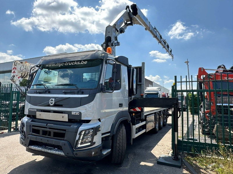 Volvo FMX 330 8x4 TRIDEM PRITSCHE + KRAN EFFER 265 / 6S - PLATFORM 7m50 - EURO 6 - RADIO - *473.000km* - TÜV 05/2026 - BE TRUCK - Camión caja abierta, Camión grúa: foto 5 Volvo FMX 330 8x4 TRIDEM PRITSCHE + KRAN EFFER 265 / 6S - PLATFORM 7m50 - EURO 6 - RADIO - *473.000km* - TÜV 05/2026 - BE TRUCK - Camión caja abierta, Camión grúa: foto 5