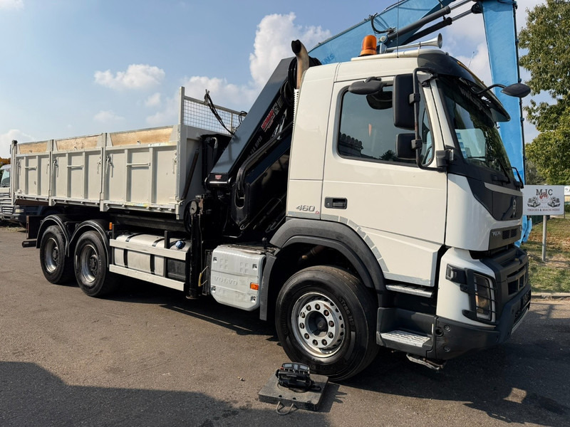 Camión caja abierta, Camión grúa Volvo FMX 460 6x4 PRITSCHE + KRAN HIAB 244 E-5 HIPRO - ROTATOR - RADIO - *349.000km* - EURO 6 - 13T AXLES - BE TRUCK: foto 1