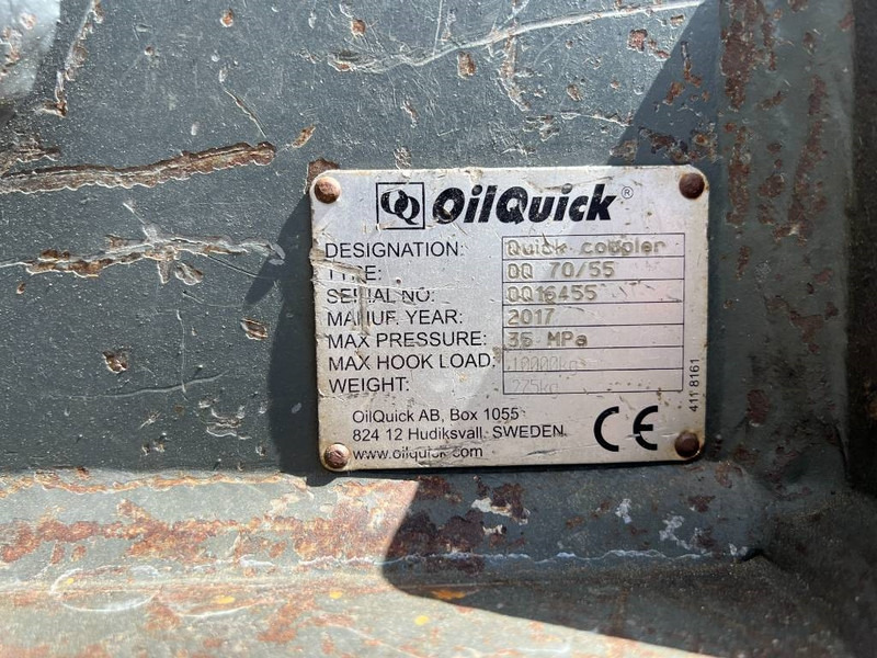 OilQuick OQ70/55 - EC210 / EC220 - Acoplamiento rápido para Maquinaria de construcción: foto 5 OilQuick OQ70/55 - EC210 / EC220 - Acoplamiento rápido para Maquinaria de construcción: foto 5