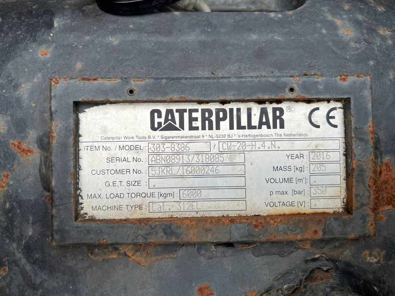 Acoplamiento rápido para Maquinaria de construcción Verachtert CW20 - 312 / 311F / 313F / 315F: foto 16 Acoplamiento rápido para Maquinaria de construcción Verachtert CW20 - 312 / 311F / 313F / 315F: foto 16