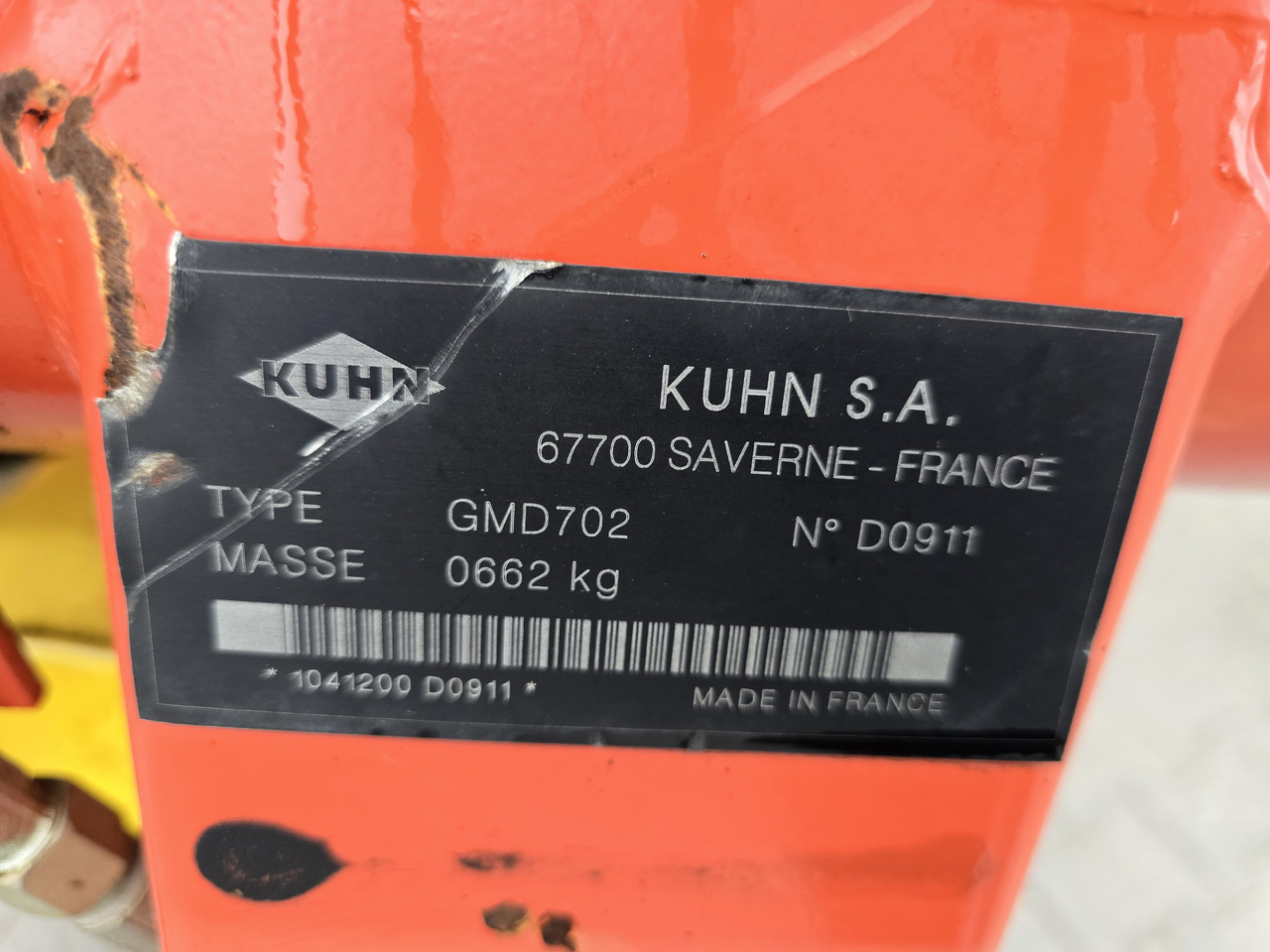 Kuhn GMD 702 - Segadora: foto 3 Kuhn GMD 702 - Segadora: foto 3