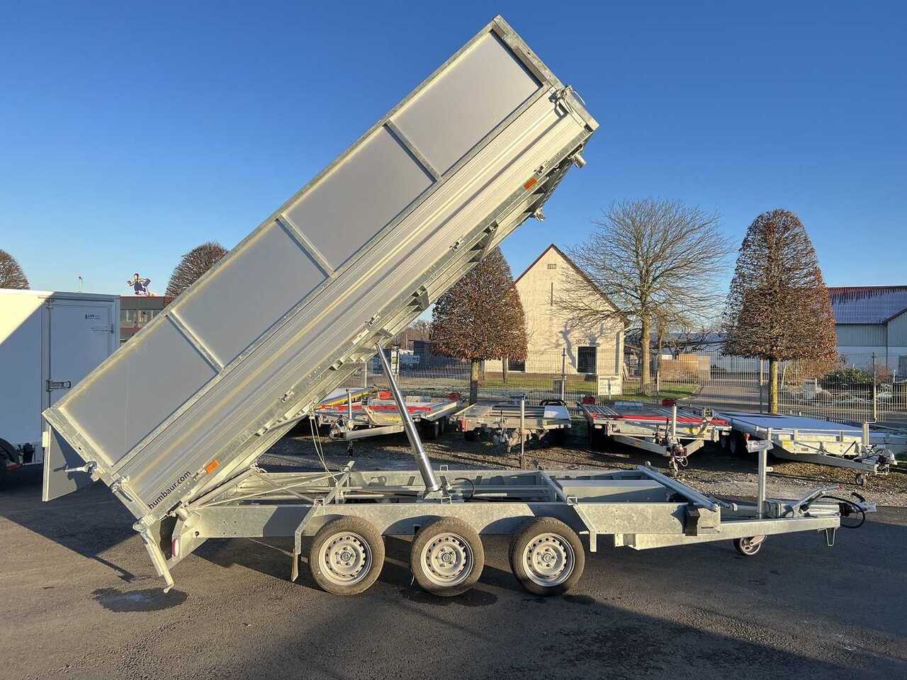 HUMBAUR HTK 3500.41 Tridem EP BWAufs. Dreiseitenkipper - Remolque volquete: foto 1 HUMBAUR HTK 3500.41 Tridem EP BWAufs. Dreiseitenkipper - Remolque volquete: foto 1
