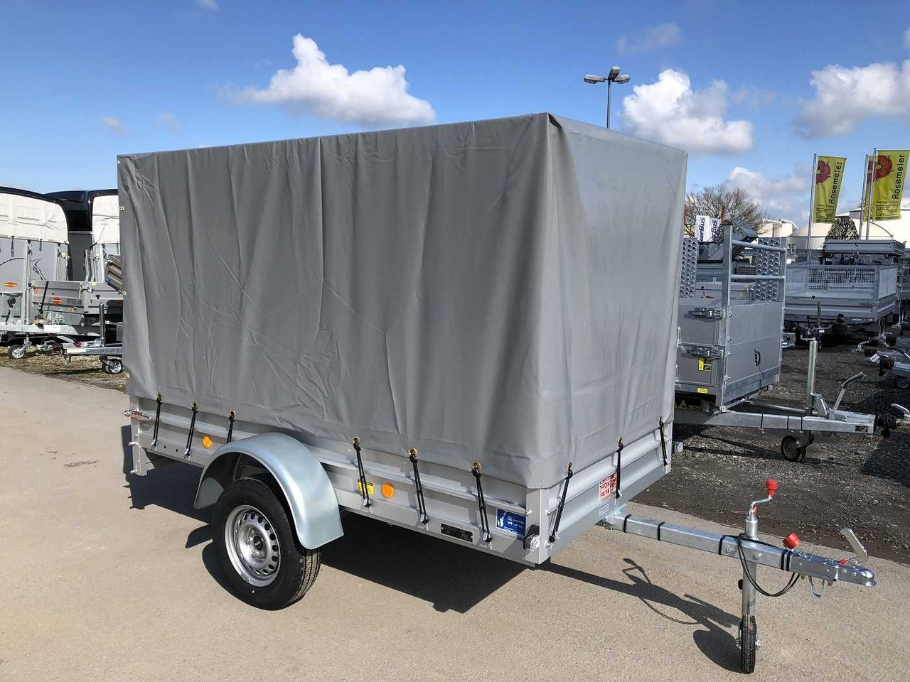 KOCH U4 mit Plane 1100 grau Kastenanhänger ungebremst - Remolque de coche: foto 3 KOCH U4 mit Plane 1100 grau Kastenanhänger ungebremst - Remolque de coche: foto 3