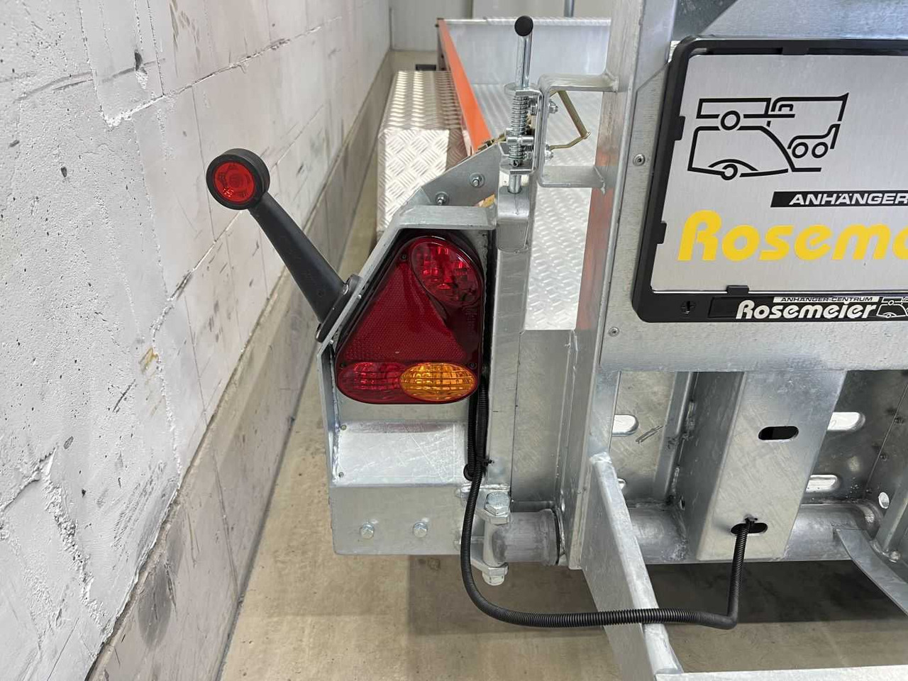 Remolque porta maquinaria nuevo ROSEMEIER VE BAT C35.36 orange Maschinentransporter: foto 14