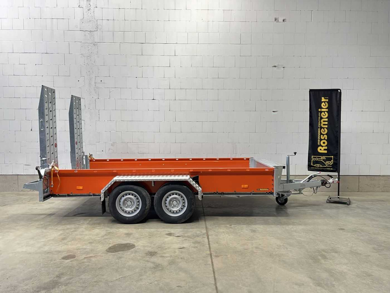 Remolque porta maquinaria nuevo ROSEMEIER VE BAT C35.36 orange Maschinentransporter: foto 11