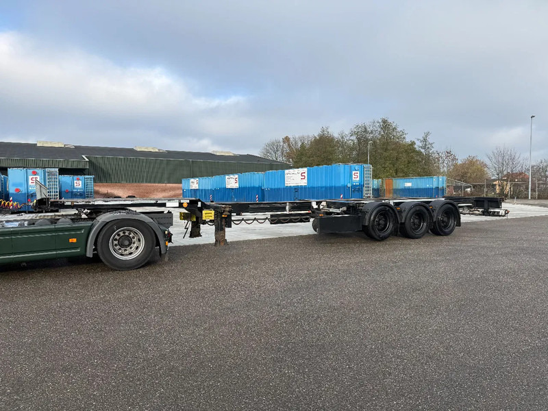 Semirremolque portacontenedore/ Intercambiable Broshuis 3UCC-39/45 FLN / All sizes / BPW / Lift as / NL Trailer: foto 8