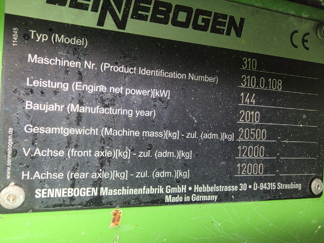 Sennebogen Typ 310 Multiloader - Manipulador telescópico: foto 3 Sennebogen Typ 310 Multiloader - Manipulador telescópico: foto 3