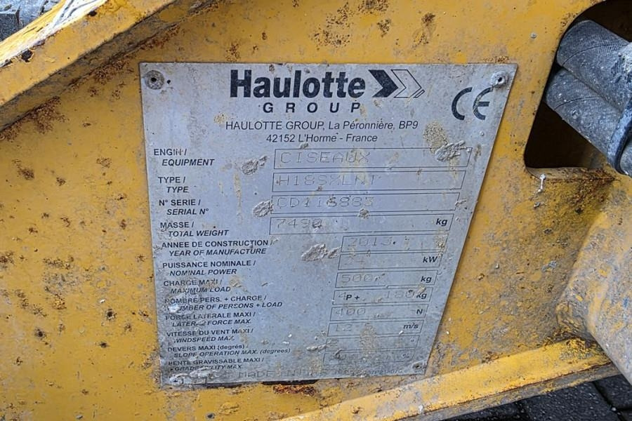 Plataforma de tijeras Haulotte H18SXL Diesel, 4x4 Drive, 18m Working Height, 500k: foto 7 Plataforma de tijeras Haulotte H18SXL Diesel, 4x4 Drive, 18m Working Height, 500k: foto 7