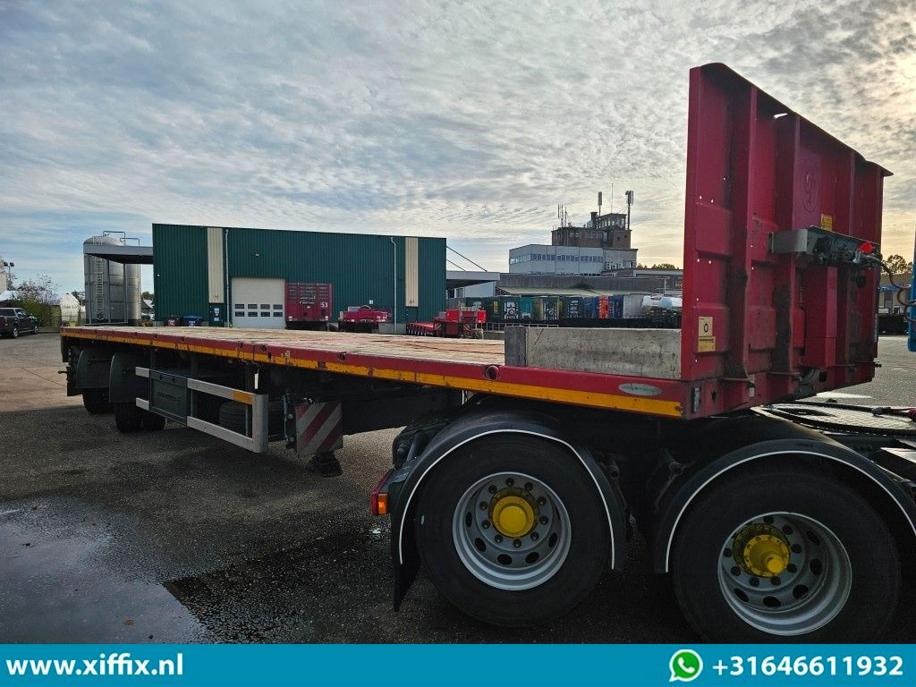 Semirremolque plataforma/ Caja abierta Faymonville 2-ass. Vlakke dubbel 2x uitschuifbare oplegger / 2x gestuurd: foto 10