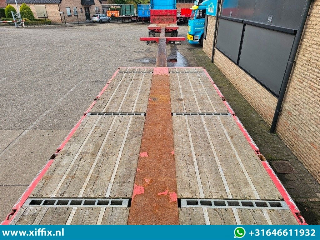 Semirremolque plataforma/ Caja abierta Faymonville 2-ass. Vlakke dubbel 2x uitschuifbare oplegger / 2x gestuurd: foto 9