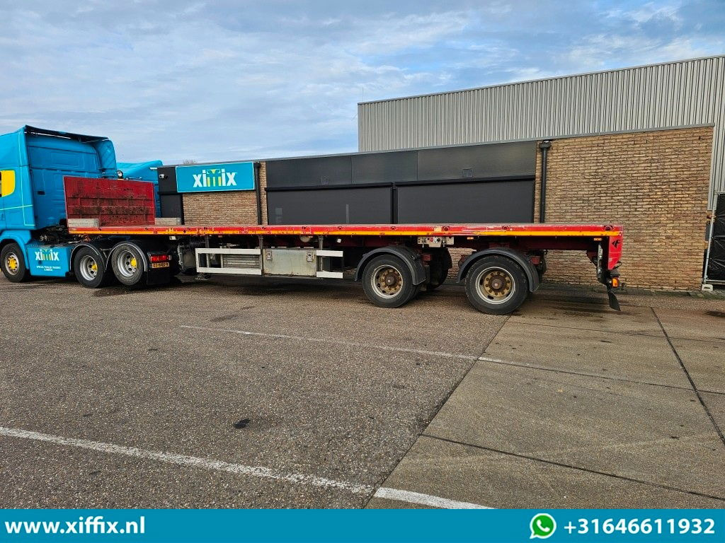 Semirremolque plataforma/ Caja abierta Faymonville 2-ass. Vlakke dubbel 2x uitschuifbare oplegger / 2x gestuurd: foto 13