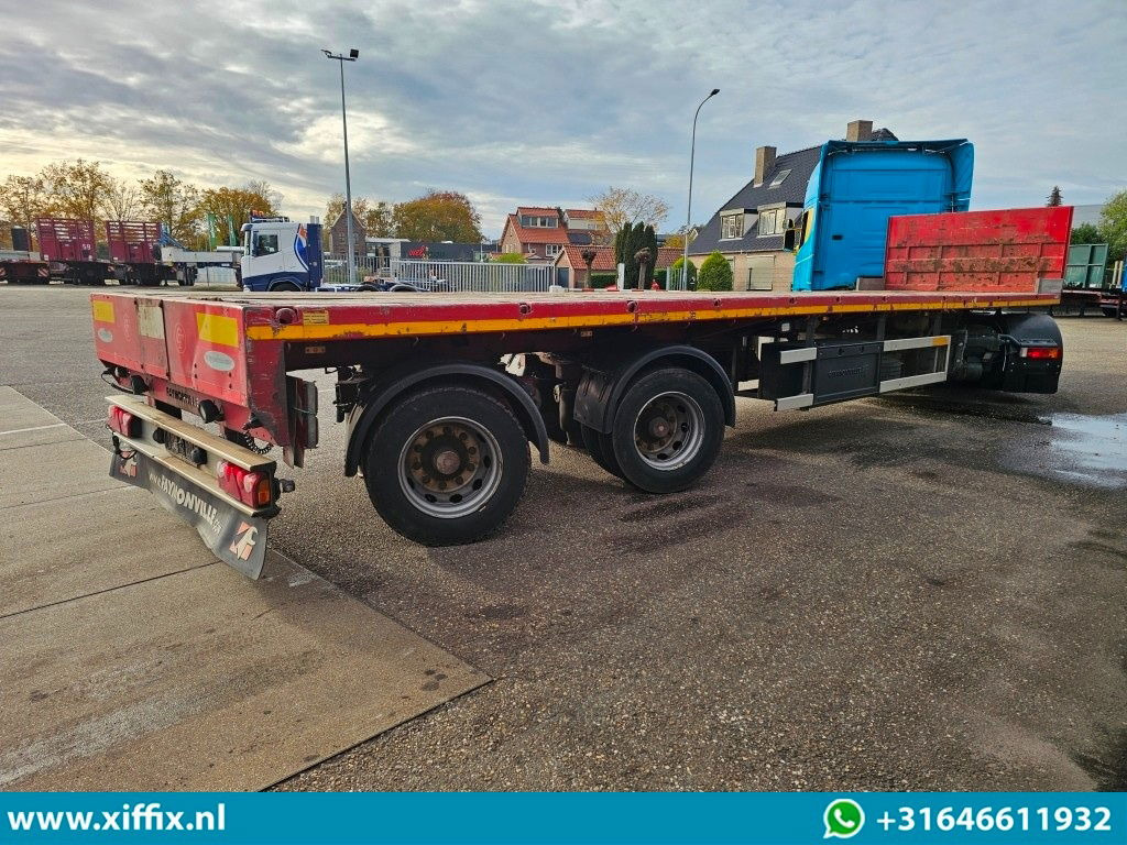 Semirremolque plataforma/ Caja abierta Faymonville 2-ass. Vlakke dubbel 2x uitschuifbare oplegger / 2x gestuurd: foto 6