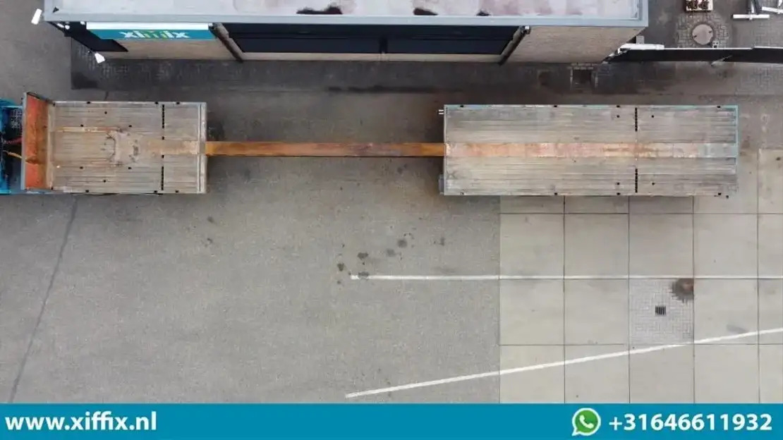 Floor 3-ass. Vlakke uitschuifbare oplegger / 2x gestuurd / 13907 - Semirremolque plataforma/ Caja abierta: foto 2 Floor 3-ass. Vlakke uitschuifbare oplegger / 2x gestuurd / 13907 - Semirremolque plataforma/ Caja abierta: foto 2